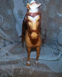 johnny west articulated horse front